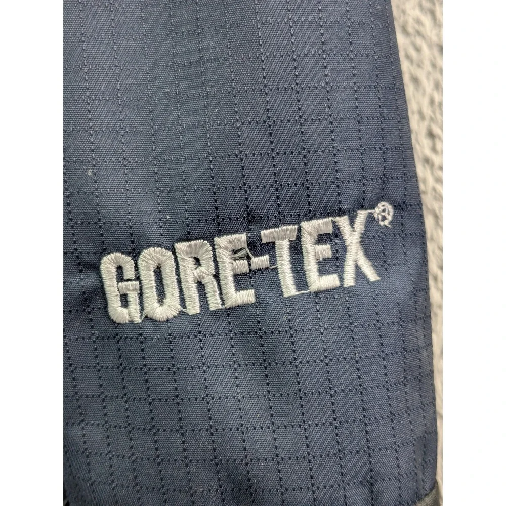 The North Face Gore-Tex Mountain Jacket Navy Blue Black Ripstop Shell Mens